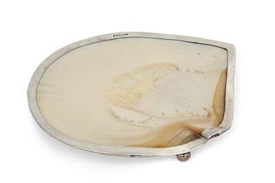 Lot 228 - A George V silver mounted mother of pearl...