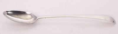 Lot 71 - A George III Old English pattern basting spoon,...