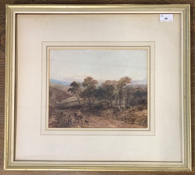 Lot 16 - British School, 19th century, 'Derbyshire...