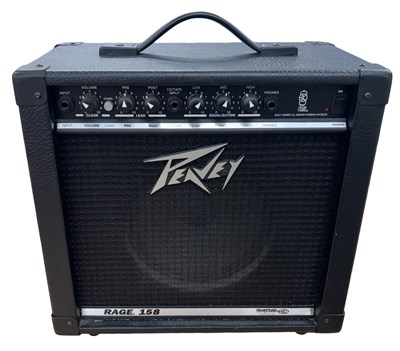 Lot 208 - A Peavey Rage 158 transtube amplifier with...