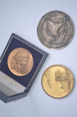 Lot 302 - Two Japanese Police Medallions; Tokyo and Kobe