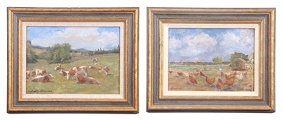 Lot 467 - Geoffrey Burrows (1934-2023), Cattle at rest...