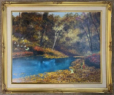 Lot 62 - Frederick Joseph Yates (1922-2008), Autumnal...