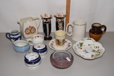 Lot 132 - Mixed Lot:  Various ceramics to include a pair...