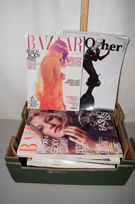 Lot 148 - A box of Bazaar and other magazines