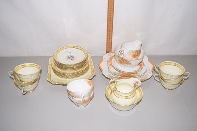 Lot 177 - Mixed Lot:  Shelley tea wares together with...