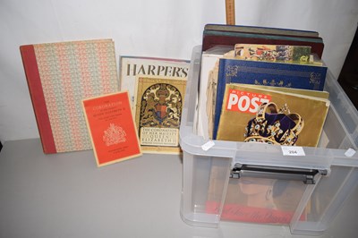Lot 204 - Box of various vintage records, royal...