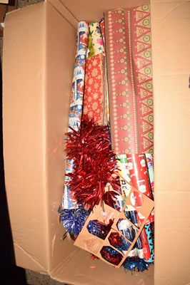 Lot 214 - Box of various Christmas wrapping paper