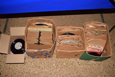 Lot 216 - Four boxes of mixed records and singles