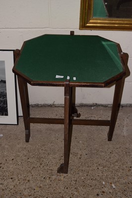 Lot 246 - Early 20th Century baize top games table