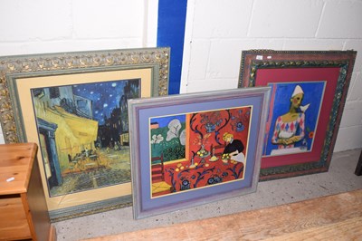 Lot 260 - After Morocco, coloured print figurative study...
