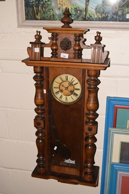 Lot 266 - A Vienna style wall clock