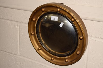 Lot 267 - A vintage port hole type mirror
