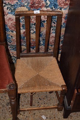 Lot 294 - An early 20th Century sisal seated child's chair