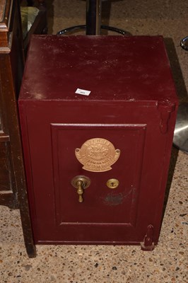Lot 305 - A vintage safe marked A Tebbit, Birmingham...