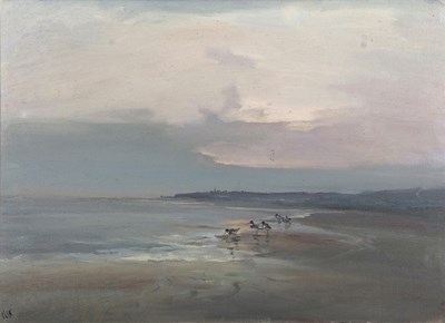 Lot 481 - Jack Cox (1914-2007), Shoreline view with...