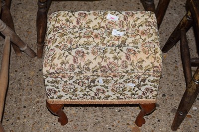 Lot 330 - Small upholstered box stool