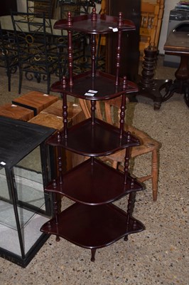 Lot 348 - Modern corner what not