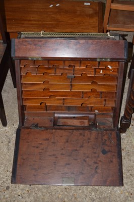 Lot 345 - A 19th Century small drop front bureau with...