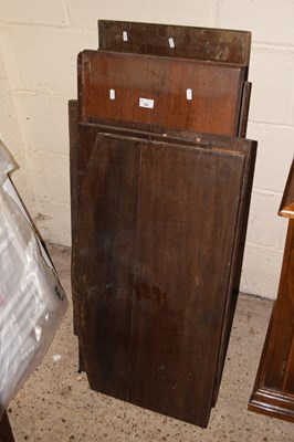 Lot 386 - A quantity of various hardwood furniture tops,...