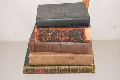 Lot 7 - Box of books to include Hymns Ancient and...