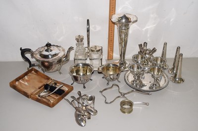 Lot 9 - Mixed Lot: Various silver plated wares