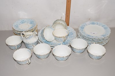 Lot 10 - Quantity of Edwardian gilt rimmed tea wares