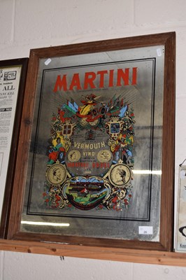 Lot 26 - A Martini pub mirror