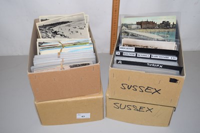 Lot 43 - Two boxes of various topographical postcards