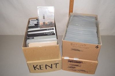 Lot 72 - One box of postcards, various views of Kent...