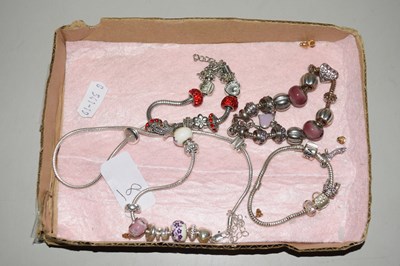 Lot 91 - A group of various bead necklaces and bracelets