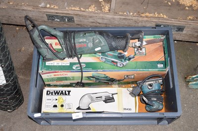 Lot 392 - Bosch electric saw together with a Bosch...