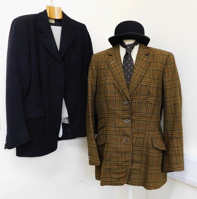 Lot 74 - Two riding jackets, a pair of Bedford Riding...