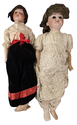 Lot 339 - A pair of large Heubach Koppelsdorf bisque...