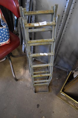 Lot 892 - PAIR OF METAL CAR RAMPS