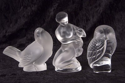 Lot 1A - Lalique model of Diana the Huntress with Model...