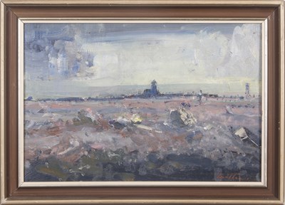 Lot 457 - Geoffrey Chatten (1938-2025), Orfordness, oil...