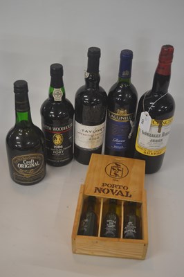 Lot 156 - Assorted Port and Sherry, including Taylor's...