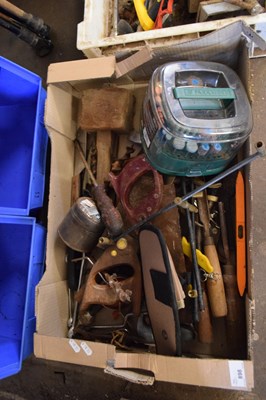 Lot 898 - BOX OF TOOLS