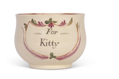 Lot 107 - An interesting late 18th Century cream ware...