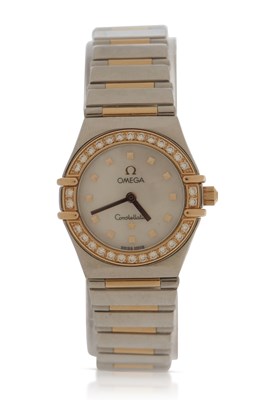Lot 275 - A ladies Omega Constellation watch, the watch...