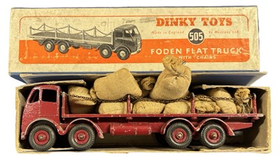 Lot 126 - A boxed DInky Toys 505 Foden Flat Truck with...