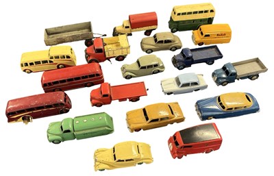 Lot 208 - A mixed lot of various die-cast Dinky buses,...