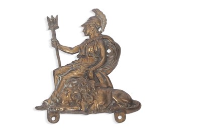 Lot 323 - A Marshall traction engine brass plate formed...