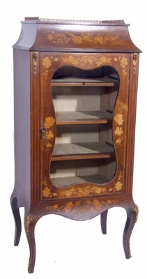 Lot 408 - A late 19th century inlaid and gilt metal...