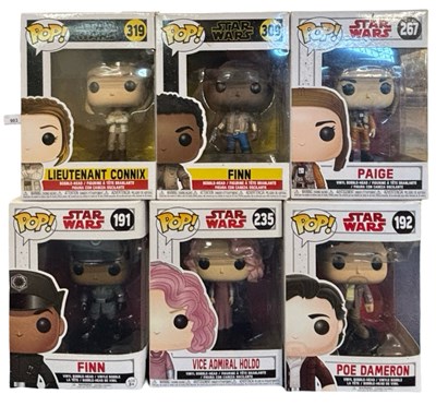 Lot 78 - Five Star Wars Funko Pop! Vinyl figures, to...