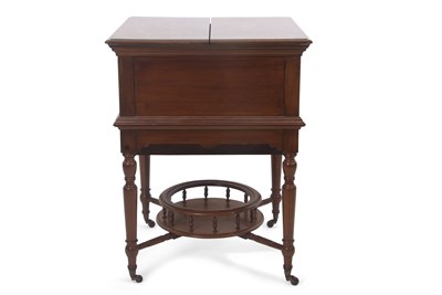 Lot 342 - An Edwardian mahogany drinks cabinet of square...