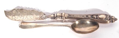 Lot 64 - Mixed Lot: Edward VII silver trumpet vase of...