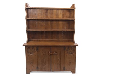 Lot 366 - Jack Grimble - A 20th Century oak dresser with...