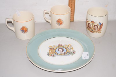 Lot 16 - A group of royal commemorative ceramics